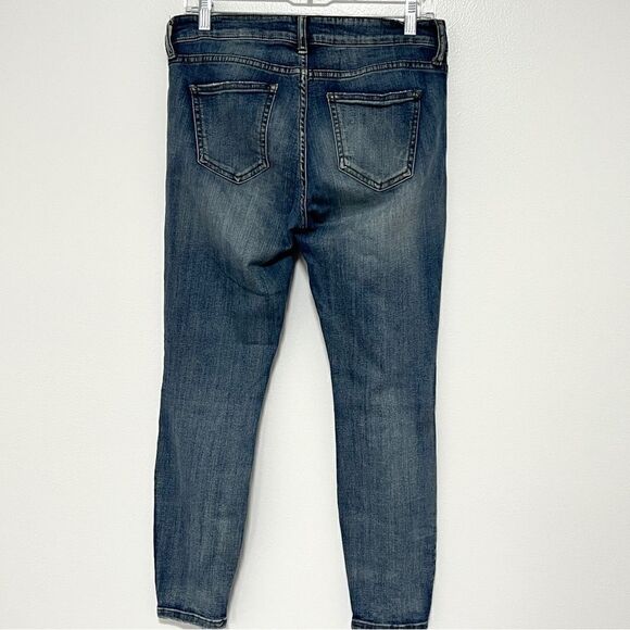 Pistola Tory Destroyed Denim Jean Joggers 29 Whiskered Soft Ankle Jeans - Picture 8 of 11